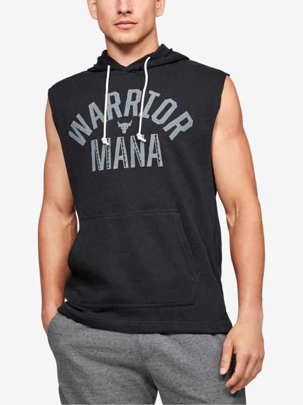 Mikina Under Armour Pjt Rock Terry Sl Hoodie Černá
