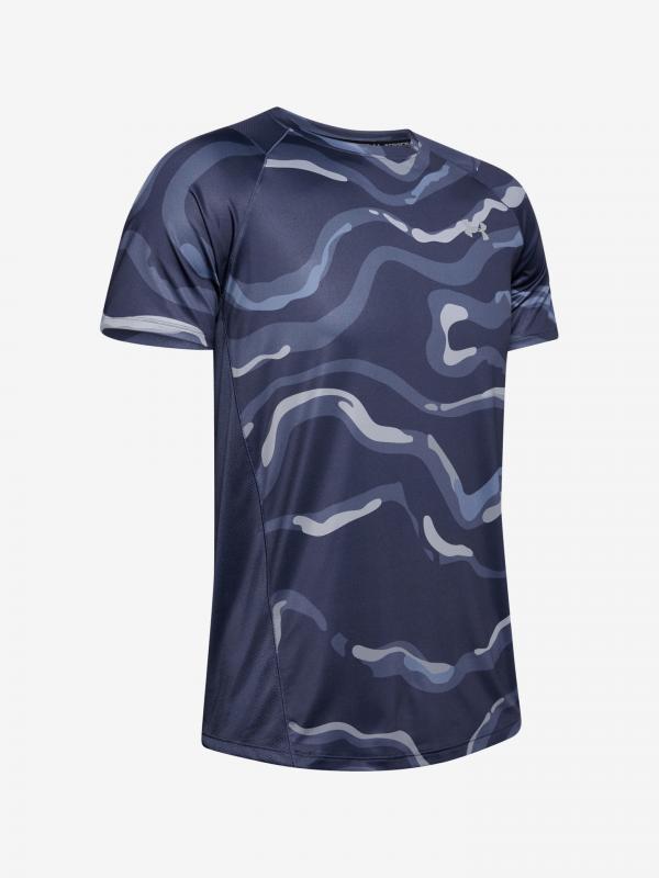 Tričko Under Armour Mk1 Printed Ss Modrá