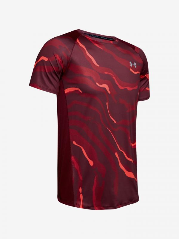 Tričko Under Armour Mk1 Printed Ss Červená