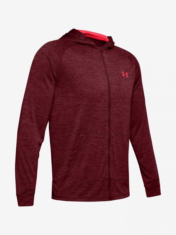 Mikina Under Armour Tech 2.0 Fz Hoodie Červená