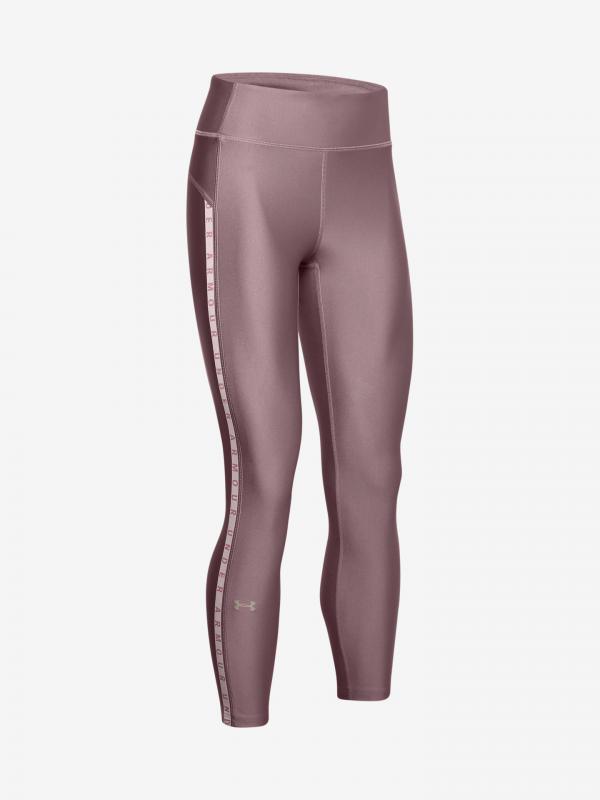 Kompresní legíny Under Armour Hg Armour Vertical Branded Ankle C Růžová