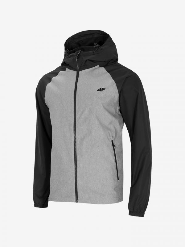 Bunda 4F Men's Jacket Kum201 Šedá
