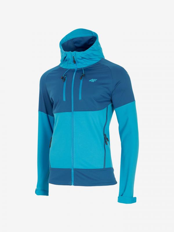 Bunda 4F Men's Softshell Sfm203 Modrá