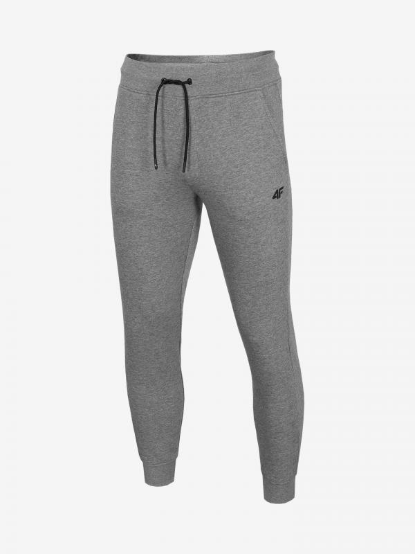 Tepláky 4F Men's Trousers Spmd303 Šedá