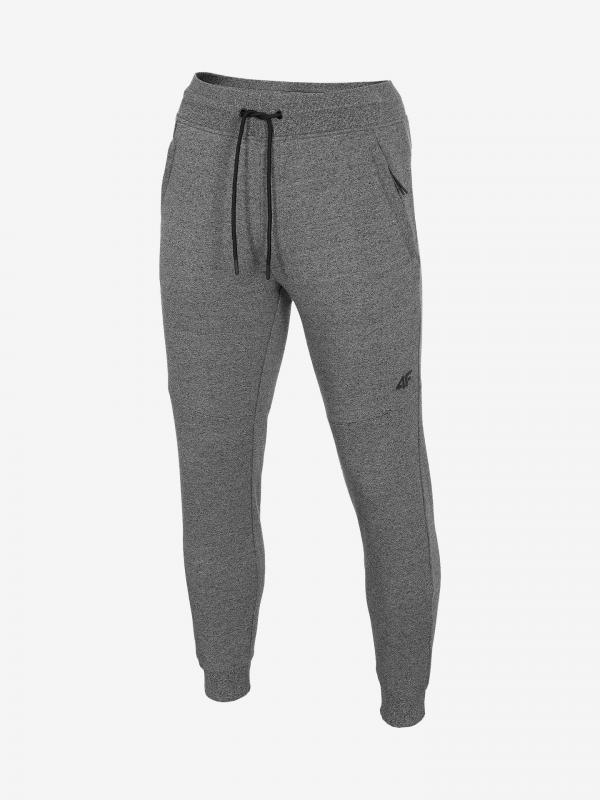 Tepláky 4F Men's Trousers Spmd306 Šedá