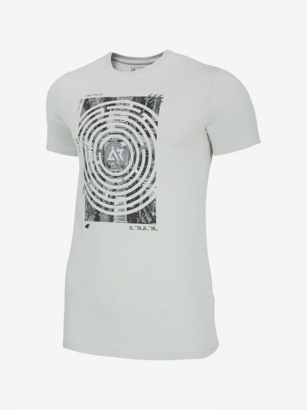 Tričko 4F Men's T-Shirt Tsm210 Šedá