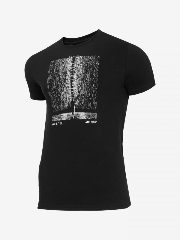 Tričko 4F Men's T-Shirt Tsm214 Černá