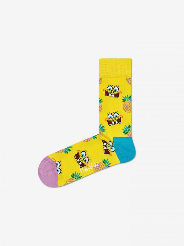 Ponožky Happy Socks Sponge Bob Pineapple Surprise Sock Barevná
