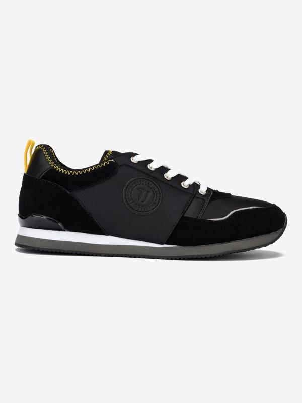 Boty Trussardi Running Leather/Mesh/Pu Černá