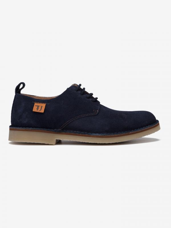 Boty Trussardi Derby Suede Modrá