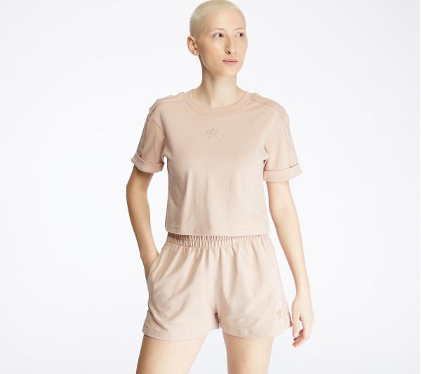 adidas Cropped Tee Ash Pearl