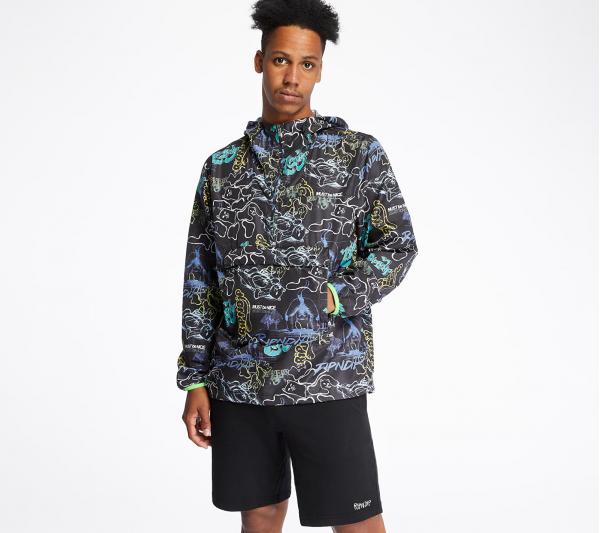 RIPNDIP Goalasso Packable Fanorak Jacket Black