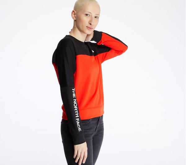 The North Face Crop Pullover Red/ Black