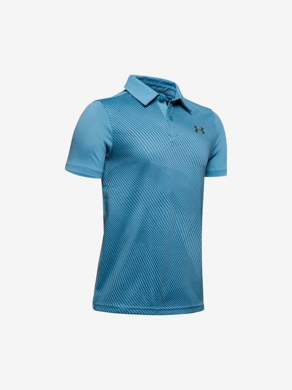 Tričko Under Armour Tour Tips Bunker Polo-Blu Modrá