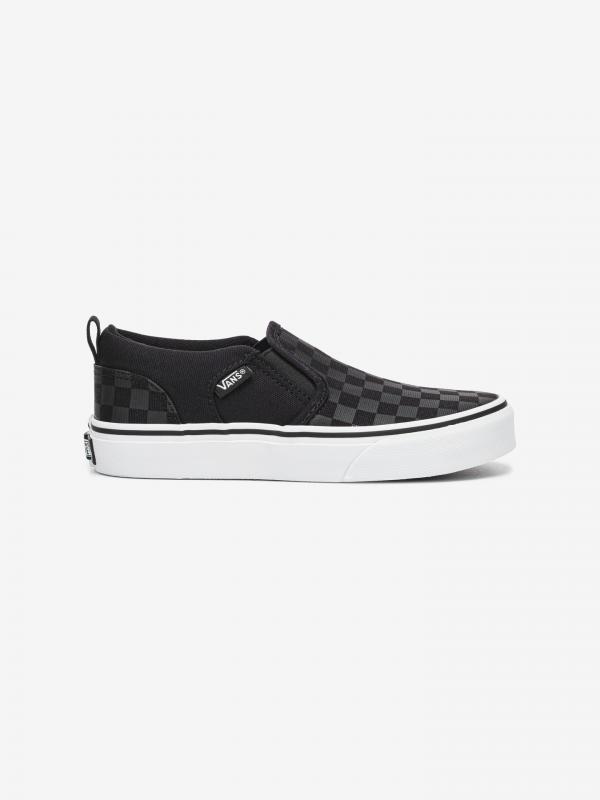 Boty Vans Yt Asher (Checker) Black Černá