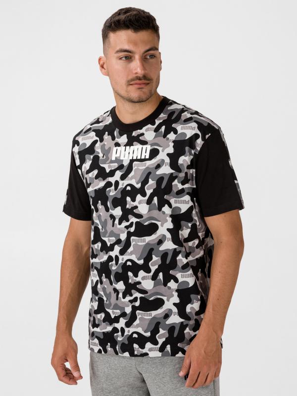 Tričko Puma Rebel Camo Tee Černá