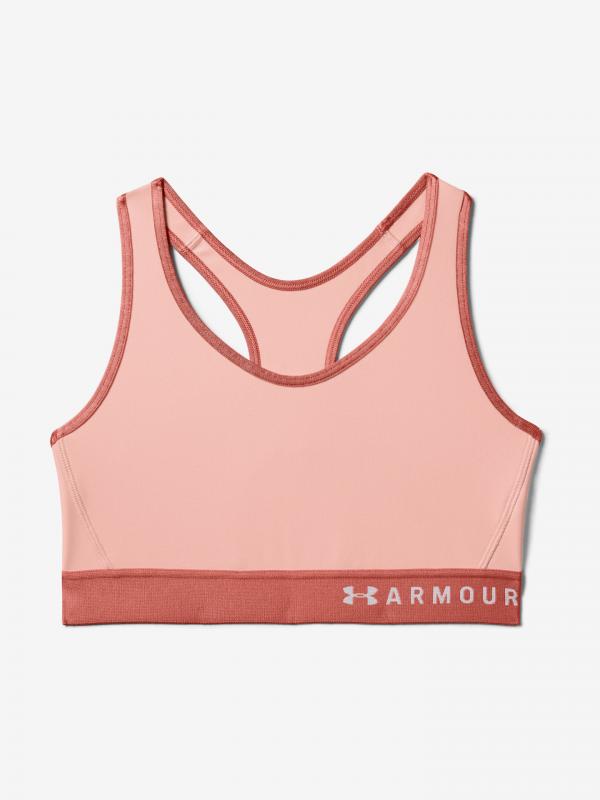 Kompresní podprsenka Under Armour Armour Mid Keyhole Bra Oranžová
