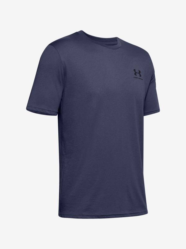 Tričko Under Armour Sportstyle Lc Ss Modrá