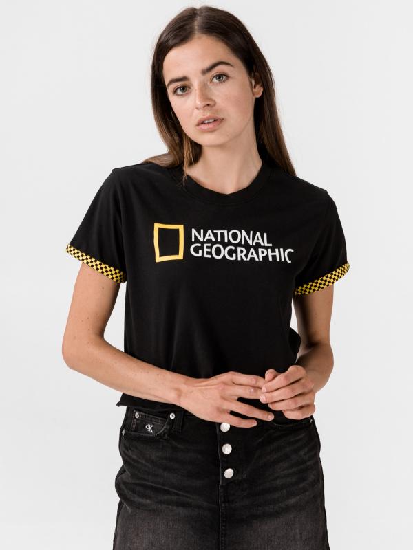 Tričko Vans Wm Nat Geo Rollout Black Černá