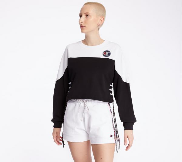 Champion Cropped Crewneck White