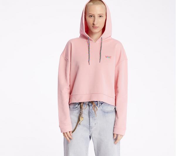 Vans Junior V Hoodie Pink Icing