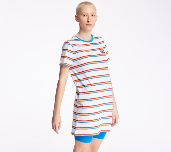Vans Long Way Tee Dress White