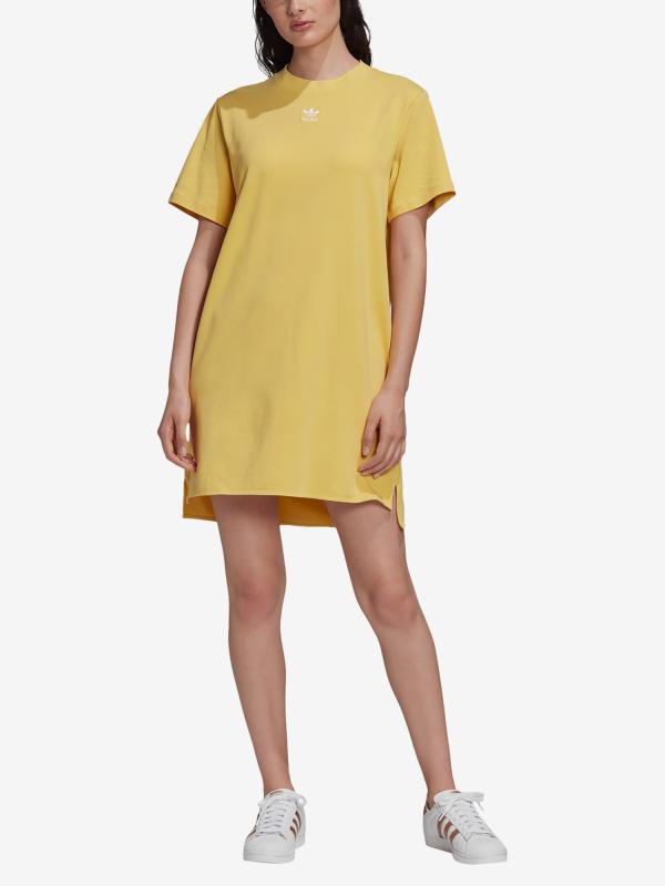 Šaty adidas Originals Trf Dress Žlutá