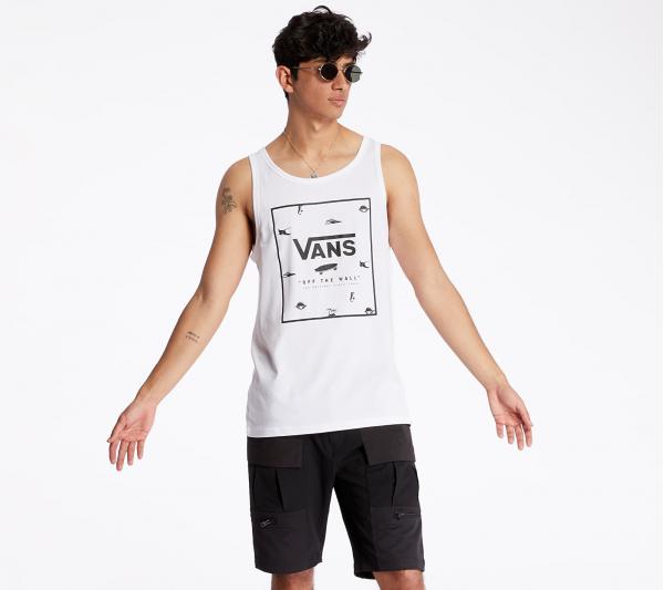 Vans Print Tank White/ Dark Dits