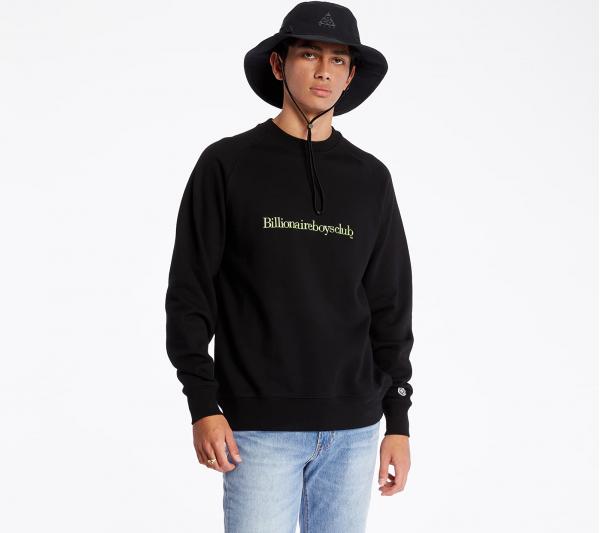 Billionaire Boys Club Embroidered Logo Crewneck Black
