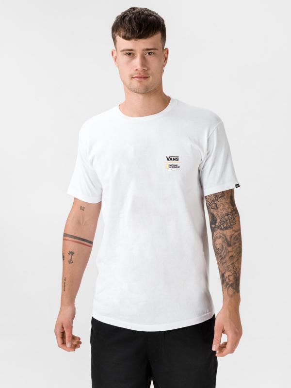 Tričko Vans Mn X National Geographic Gl White Bílá