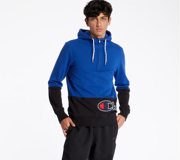 Champion Hoodie Black/ Blue