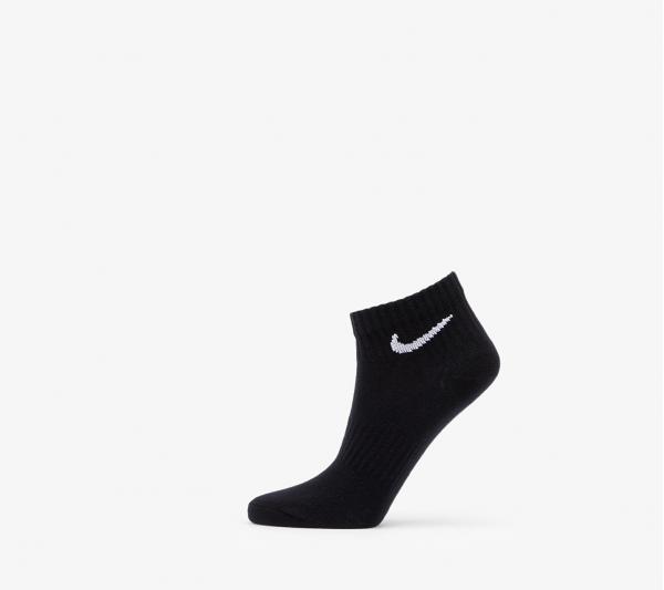 Nike Everyday Lightweight Ankle 3 Pack Socks Black/ White/ Grey