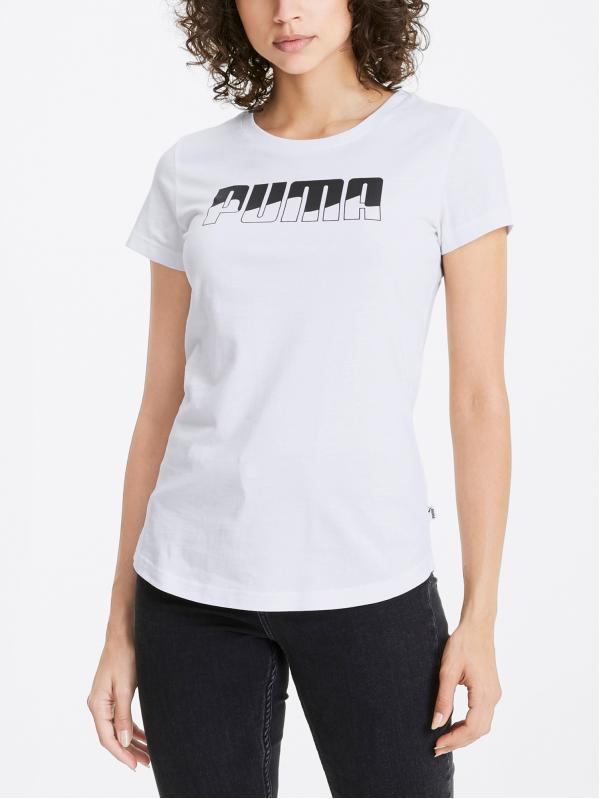 Tričko Puma Rebel Graphic Tee Bílá