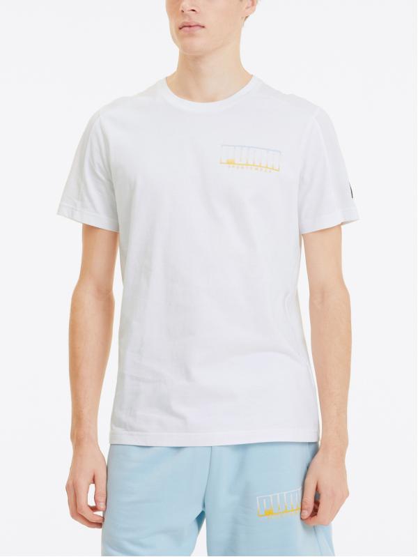 Tričko Puma Athletics Advanced Tee Bílá