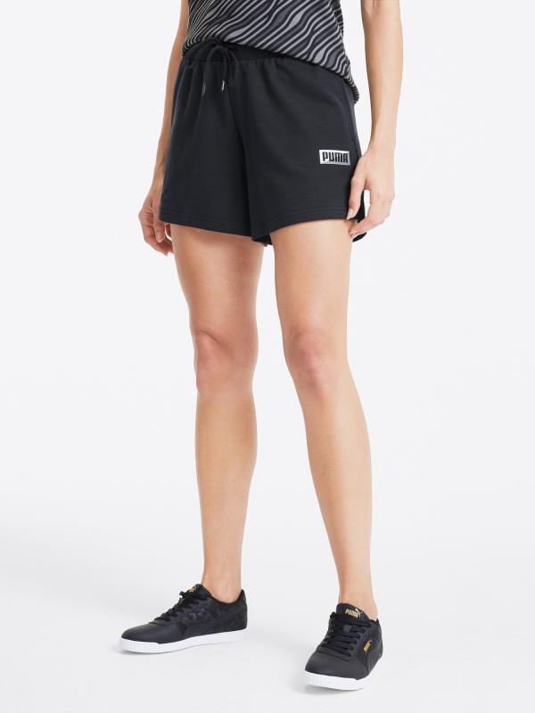 Kraťasy Puma Summer Print Shorts Wmns Černá