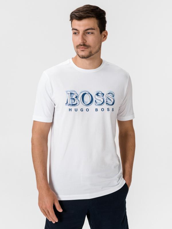Triko BOSS Bílá