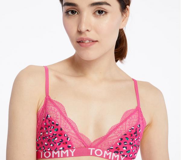 Tommy Hilfiger Triangle Bra Pink