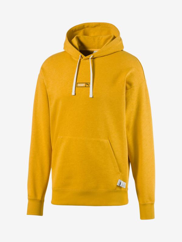 Mikina Puma Hemp Hoody Žlutá