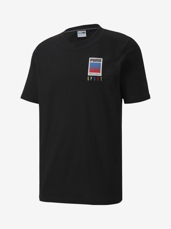 Tričko Puma Sport Graphic Tee Černá