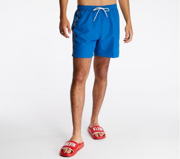 Calvin Klein Medium Drawstring Swim Shorts Snorkel Blue