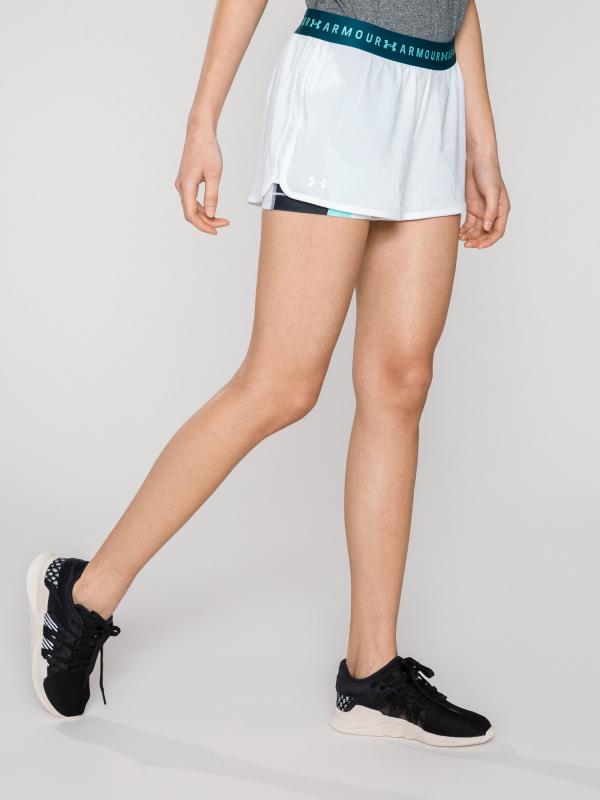 Kraťasy Under Armour Heatgear 2-In-1 Print Short Bílá