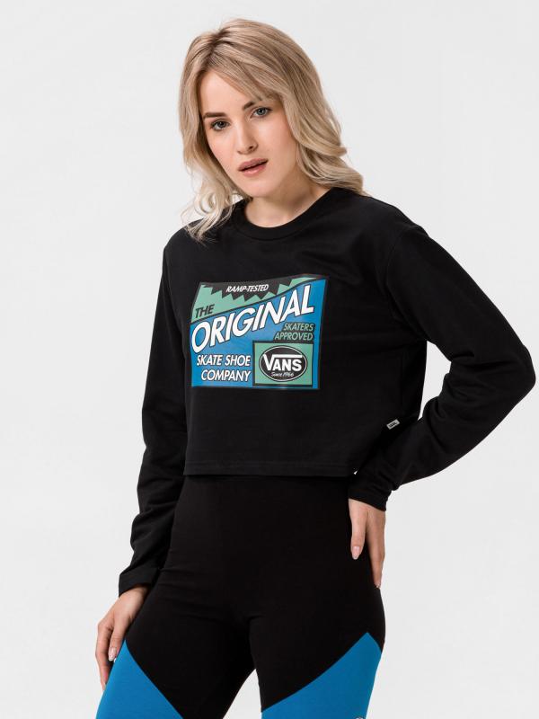 Mikina Vans Wm Ramp Tested Crew Black Černá