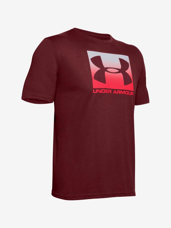 Tričko Under Armour Boxed Sportstyle Ss Červená