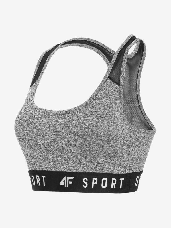 Podprsenka 4F Sports Bra Stad300 Šedá
