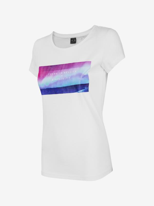 Tričko 4F Women's T-Shirt Tsd202 Bílá