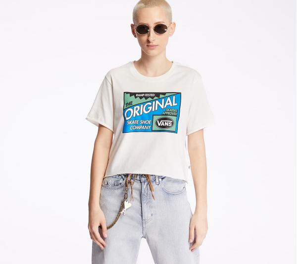 Vans Ramp Tested Roll Tee Marshmallow