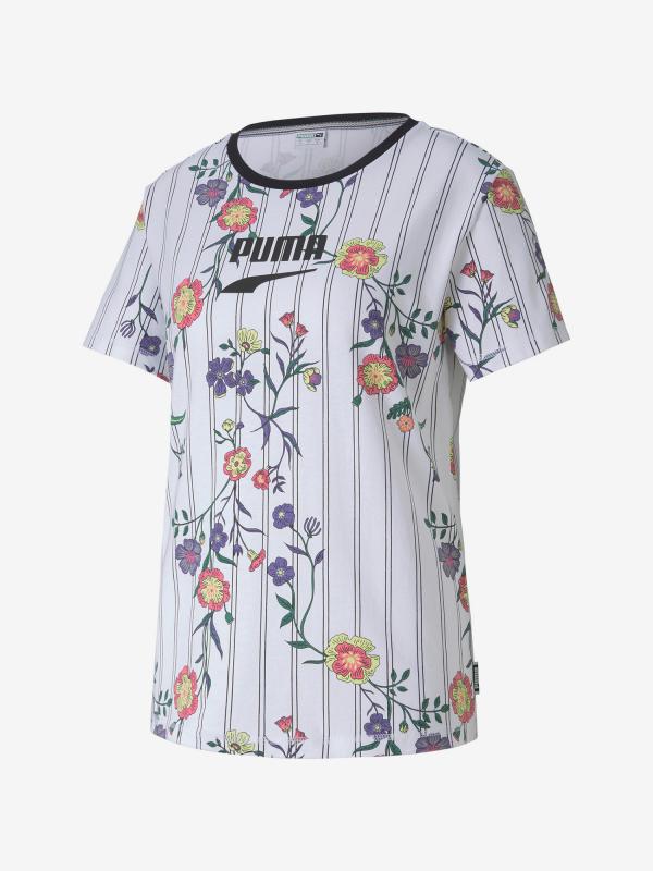 Tričko Puma Downtown Aop Tee Barevná
