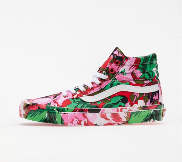KENZO x Vans OG Sk8-Hi LX Floral Red/ True White