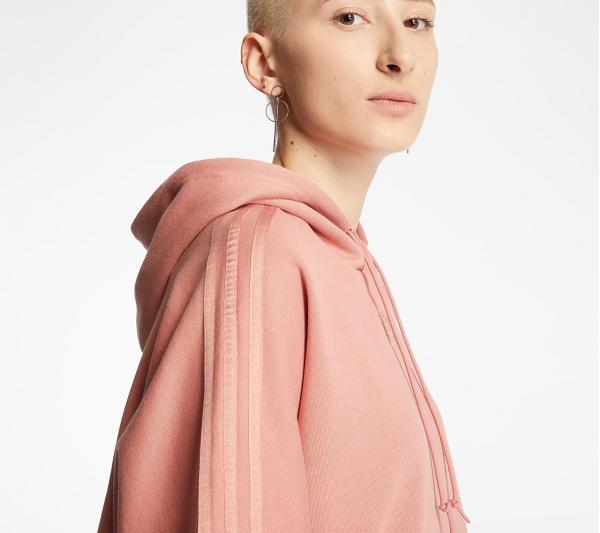 adidas Cropped Hoodie Ash Pink