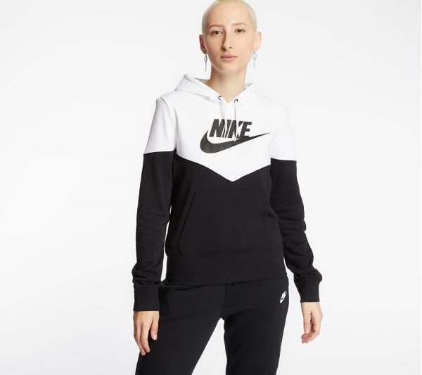 Nike Sportswear Heritage Hoodie Black/ White/ Black